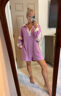 Color block romper